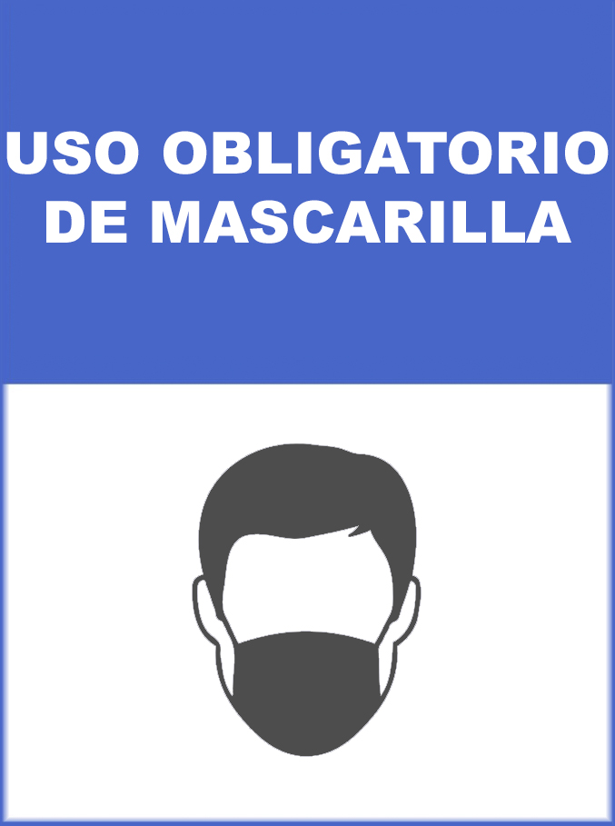 Mascarillas reutilizables USO OBLIGATORIO DE MASCARILLA